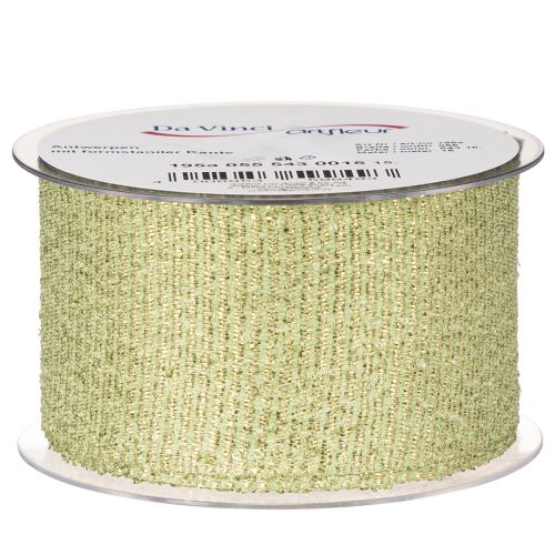 Cinta decorativa con purpurina, cinta ancha para envolver regalos, 55 mm de ancho, 15 m de largo. | Floristik24.es