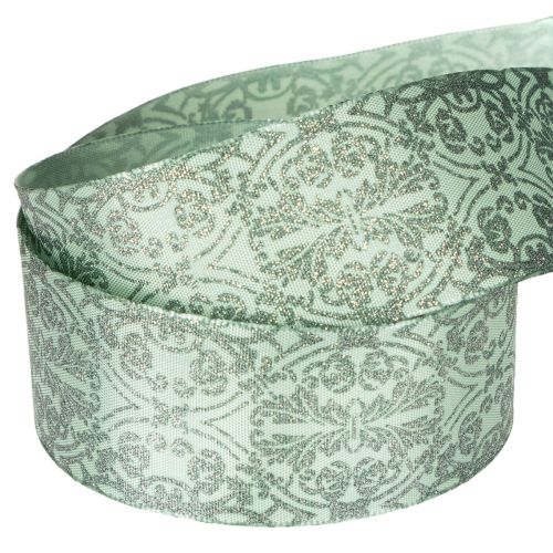 Cinta de regalo con estampado clásico para lazos y decoración, 40 mm x 15 m | Floristik24.es