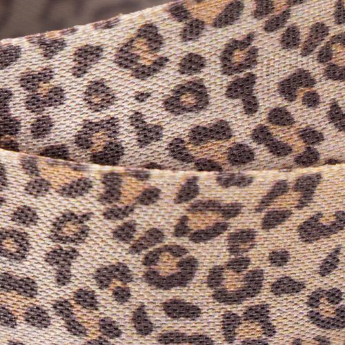 Cinta de regalo con estampado de leopardo, 25 mm de ancho, 18 m de largo. | Floristik24.es