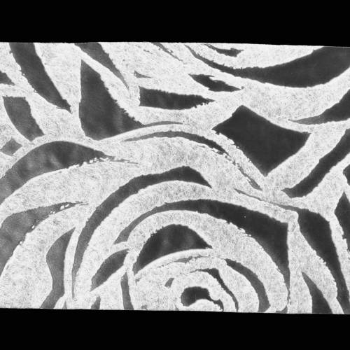 Floristik24 Cinta decorativa rosas ancho blanco 63mm 20m