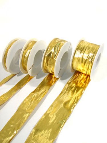 Floristik24 Cinta de regalo dorada, 25m, oro