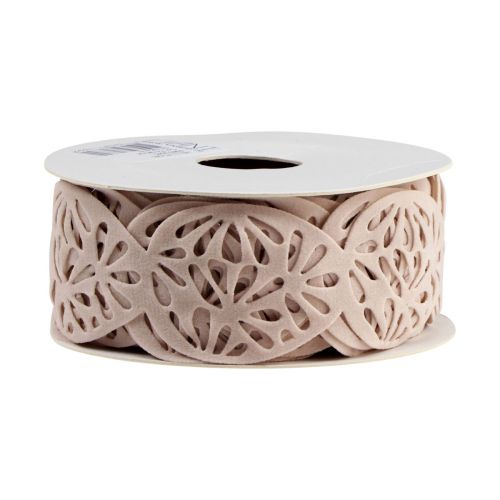 Artículo Cinta de terciopelo Huevos de Pascua cinta decorativa Pascua crema 40mm 5m