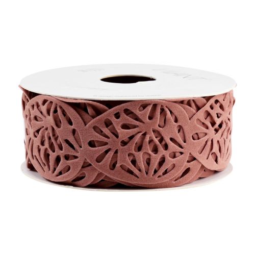 Artículo Cinta de terciopelo Huevos de Pascua cinta decorativa Pascua rosa viejo 40mm 5m