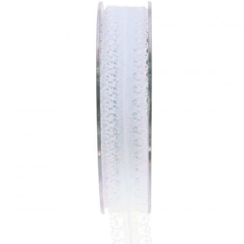 Cinta encaje vintage blanco 20mm 20m
