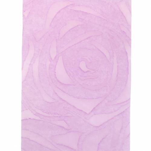 Floristik24 Cinta decorativa rosas ancha violeta 63mm 20m