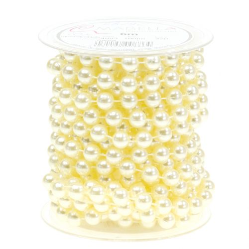 Floristik24 Bead Tape Cream 10mm 6m