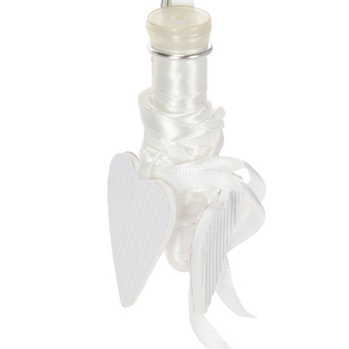 Artículo Colgador de banco con tubo y corazón, 18 cm, 6 piezas