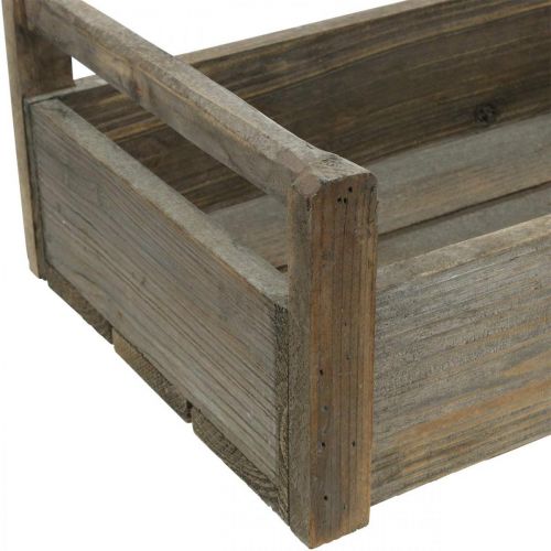 Floristik24 Caja de madera caja artesanal caja decorativa shabby madera 47×28.5×16.5cm