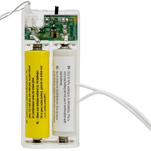 Artículo Adaptador de batería 3V 2 x AA 3m blanco