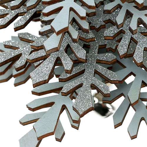 Floristik24 Arbol para colgar plata con campana 40cm