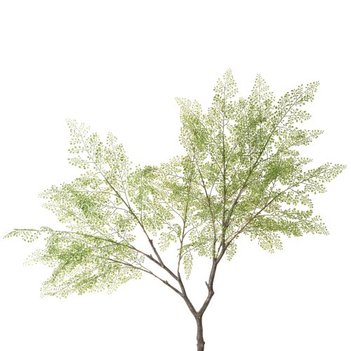 Árbol artificial con hojas delicadas, 120 cm | Floristik24.es
