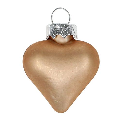 Floristik24 Adornos para árboles corazones mix rosa 3cm 24 piezas