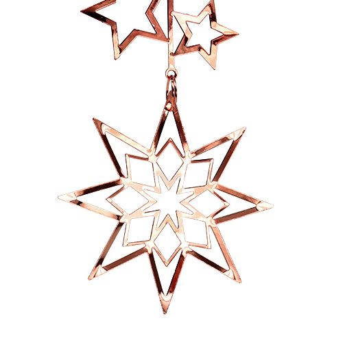 Artículo Decoración árbol estrella 20cm cobre 1p