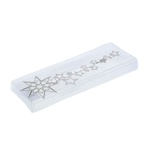 Floristik24 Estrella decoración árbol 20cm plata 1p
