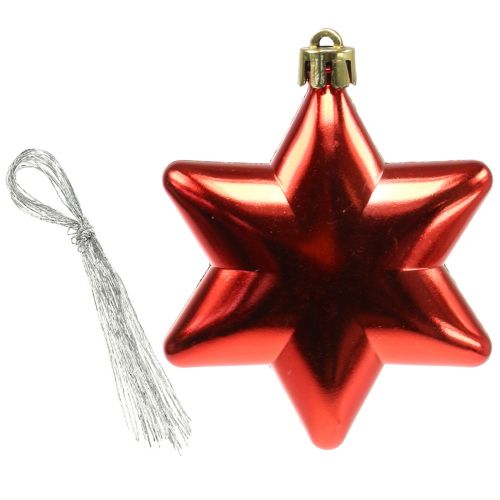 Floristik24 Mezcla de decoración para árboles rojo, blanco 36 piezas