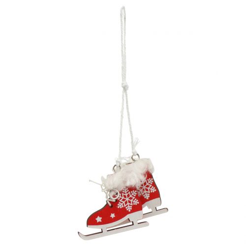 Floristik24 Decoración de árbol mezcla rojo, blanco 6-8cm 12pcs
