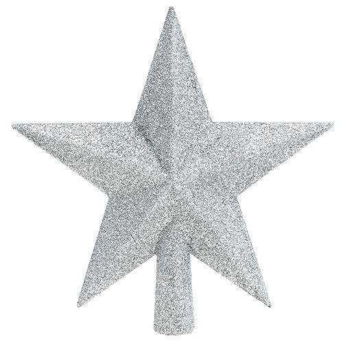 Floristik24 Copa de árbol plata mica Ø2.2cm 19.5cm x 20cm