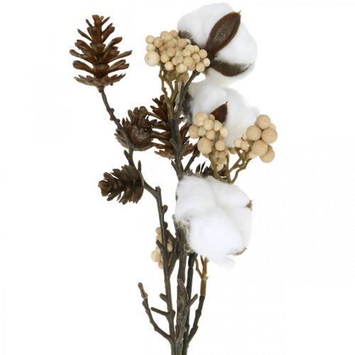 Floristik24 Ramas navideñas decorativas mix artificiales surtido 29cm 3 racimos