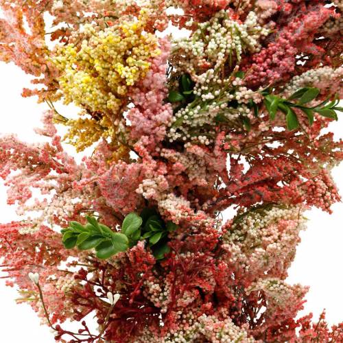 Floristik24 Guirnalda de flores artificiales guirnalda de brezo flores de seda rosa