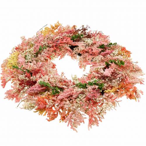 Floristik24 Guirnalda de flores artificiales guirnalda de brezo flores de seda rosa