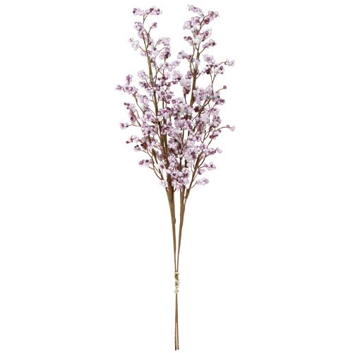 Floristik24 Rama de bayas Rama de Navidad violeta blanco escarcha L60cm 2 piezas