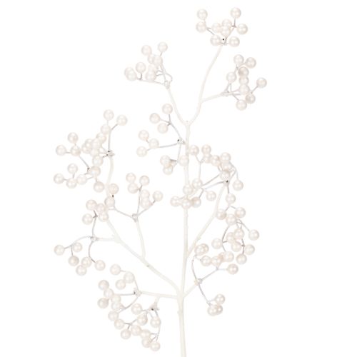 Rama artificial de bayas blancas, material decorativo/manualidades, 52 cm. comprar | Floristik24.es