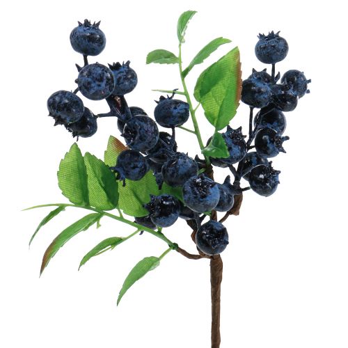 Floristik24 Rama decorativa de arándano, rama de baya artificial, decoración de 32 cm