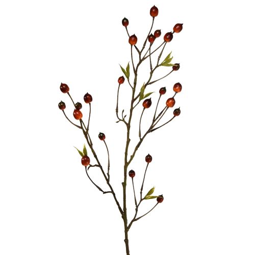 Floristik24 Rama de bayas rama artificial roja rama decorativa rama 82cm