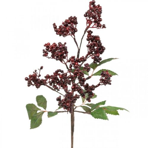 Floristik24 Rama de bayas decoración de otoño artificial roja 85cm ¡Planta artificial como real!