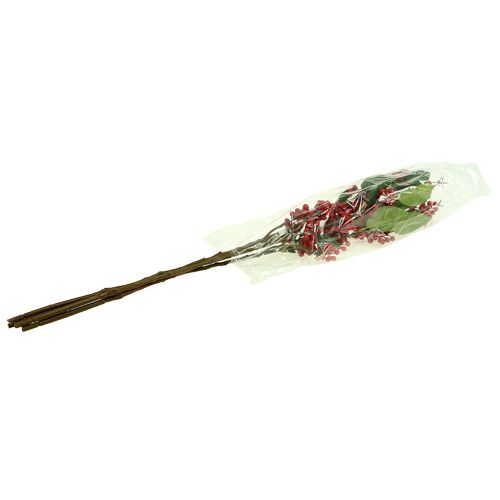 Floristik24 Baya rama roja 63cm 4pcs