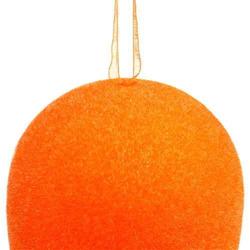 Floristik24 Huevos decorativos flocados 12cm 8uds
