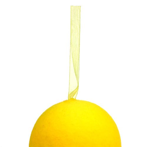 Floristik24 Huevos decorativos flocados 10cm 12uds