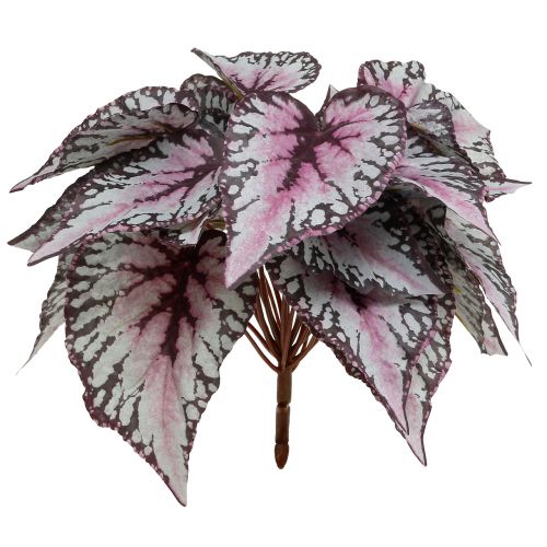 Floristik24 Arbusto de begonia artificial Burdeos 37cm