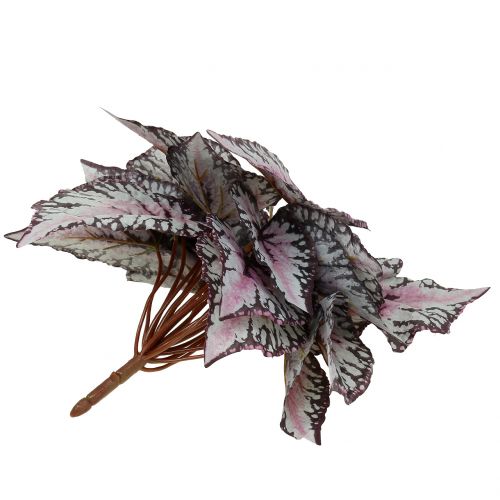Floristik24 Arbusto de begonia artificial Burdeos 37cm