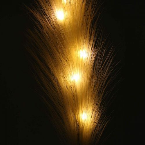 Floristik24 Rama de luz LED deco rama blanco cálido para luces de batería Al. 70 cm