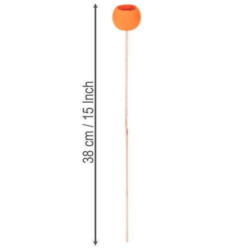 Mezcla Bell Cup en palito, color naranja, 15 unidades | Floristik24.es