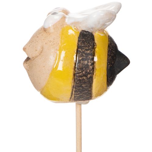 Artículo Estaca de jardín con forma de abeja, decoración exterior para jardín y balcón, 26 cm, 4 unidades