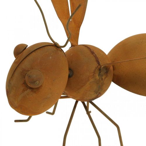 Artículo Figura decorativa abeja, insecto de metal, decoración de jardín con pátina L20cm H19cm