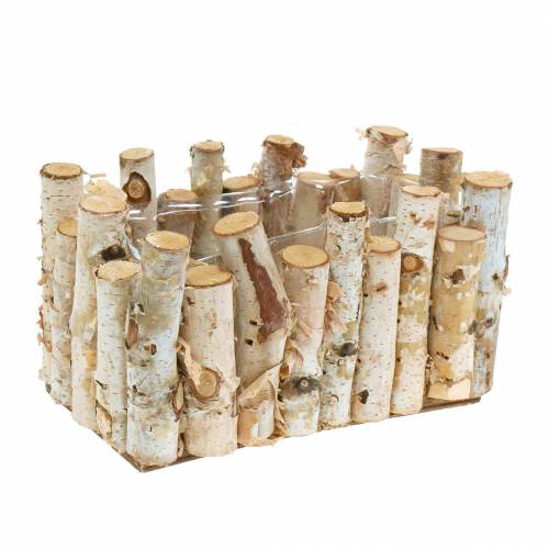 Jardinera de abedul 20cm x 11cm