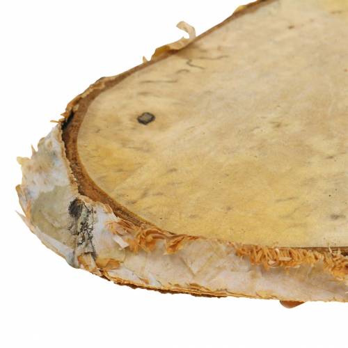 Artículo Discos de madera abedul ovalado natural 7.5 × 13cm 1kg