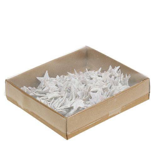 Artículo Estrellas de abedul mini 2cm - 2,5cm blanqueadas 150 piezas