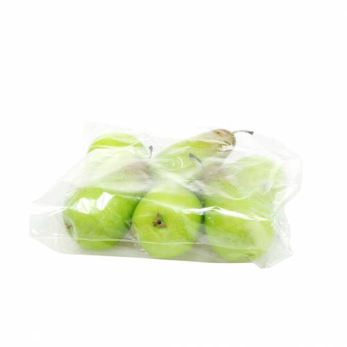 Floristik24 Chupete de comida pera 10,5cm verde 6pcs