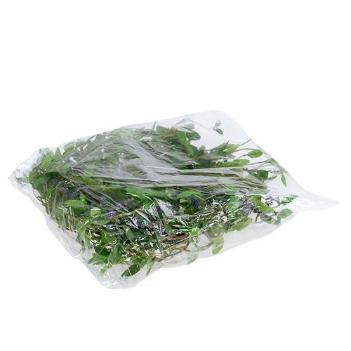 Floristik24 Corona de hojas con lavanda 30cm