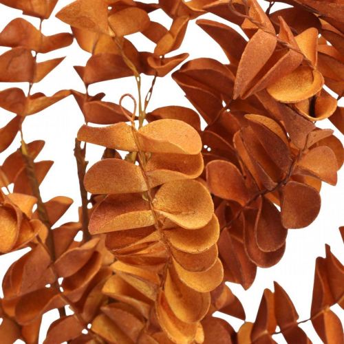 Plantas artificiales decoración otoño rama artificial hojas naranja 46cm