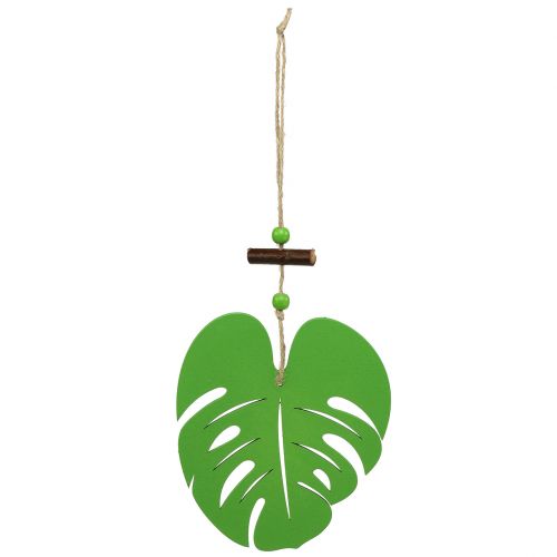 Floristik24 Hoja 14,5cm para colgar Verde