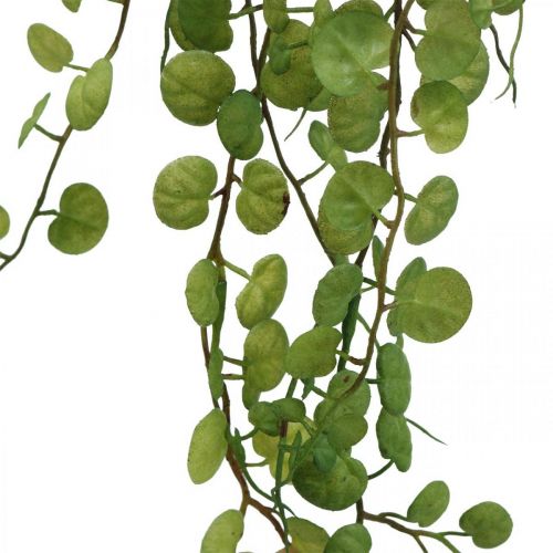 Artículo Colgador de hojas artificiales de planta verde colgante 5 hebras 58cm
