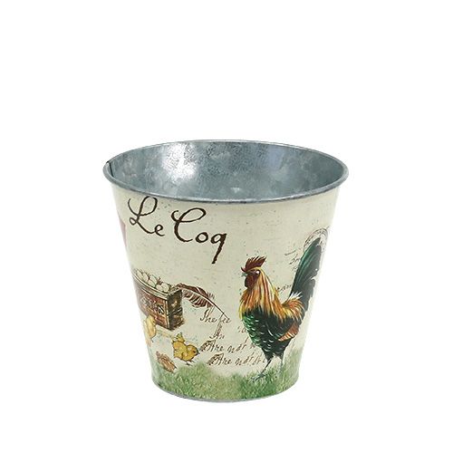 Floristik24 Lata con motivo de Pascua Ø13cm H12cm