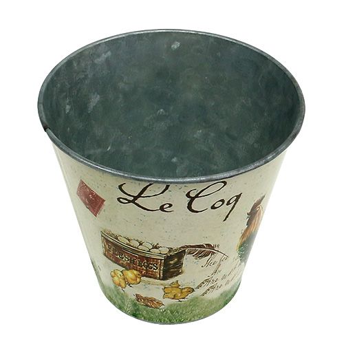 Floristik24 Lata con motivo de Pascua Ø13cm H12cm
