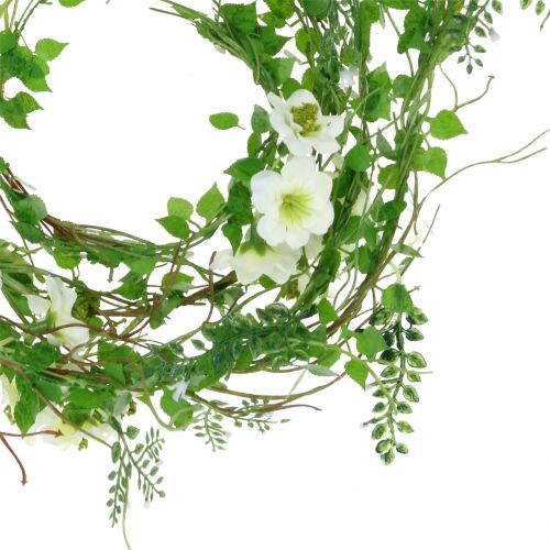 Artículo Guirnalda de flores blanca 180cm