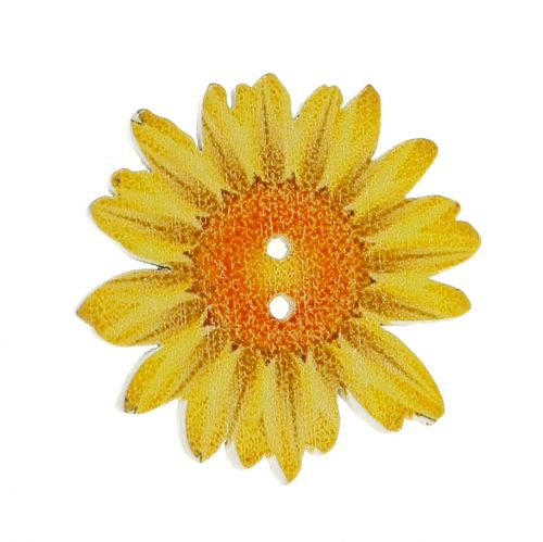Floristik24 Flores en forma de botones de madera Ø3.5cm surtido 90ud